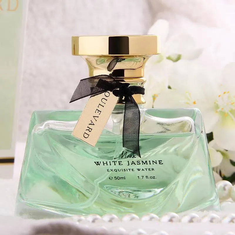Jasmine Perfume with Listed 50ml Size, Night Jasmine or Two-Piece Package Labels and Grapefruit, Tea, Musk and Cedar Scent Notes for Unisex Fragrance Selection