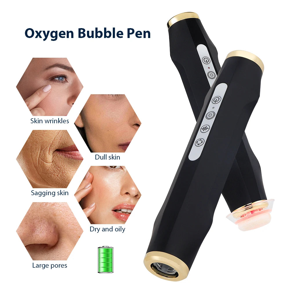 Glam Facial Pod and Capsule Gel Options for Compatible Aqua Bubble Devices, Seven Numbered Type Selections and a Separate Facial CO2 Machine Option