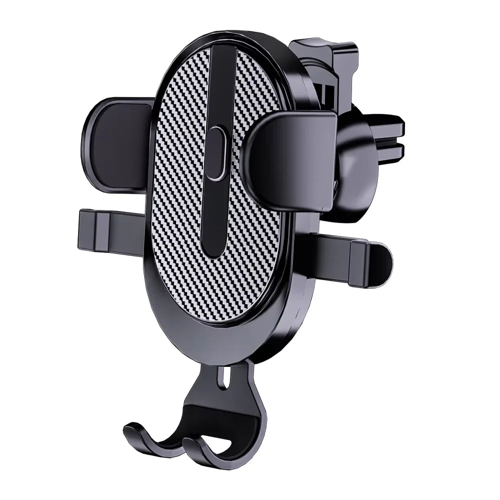 Suction Cup and Air Vent Car Phone Holder Options with Gravity Expansion Reference, Nine Style Labels for Compatible Smartphone Navigation Screen Positioning