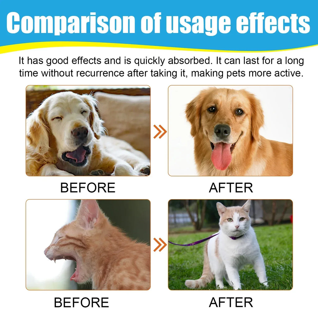 Yegbong Pet Drops, Listed 60ml Boxed Liquid Format with Single-Unit and Multi-Unit Option Labels, Ingredient and Veterinary Suitability Review Required Before Use