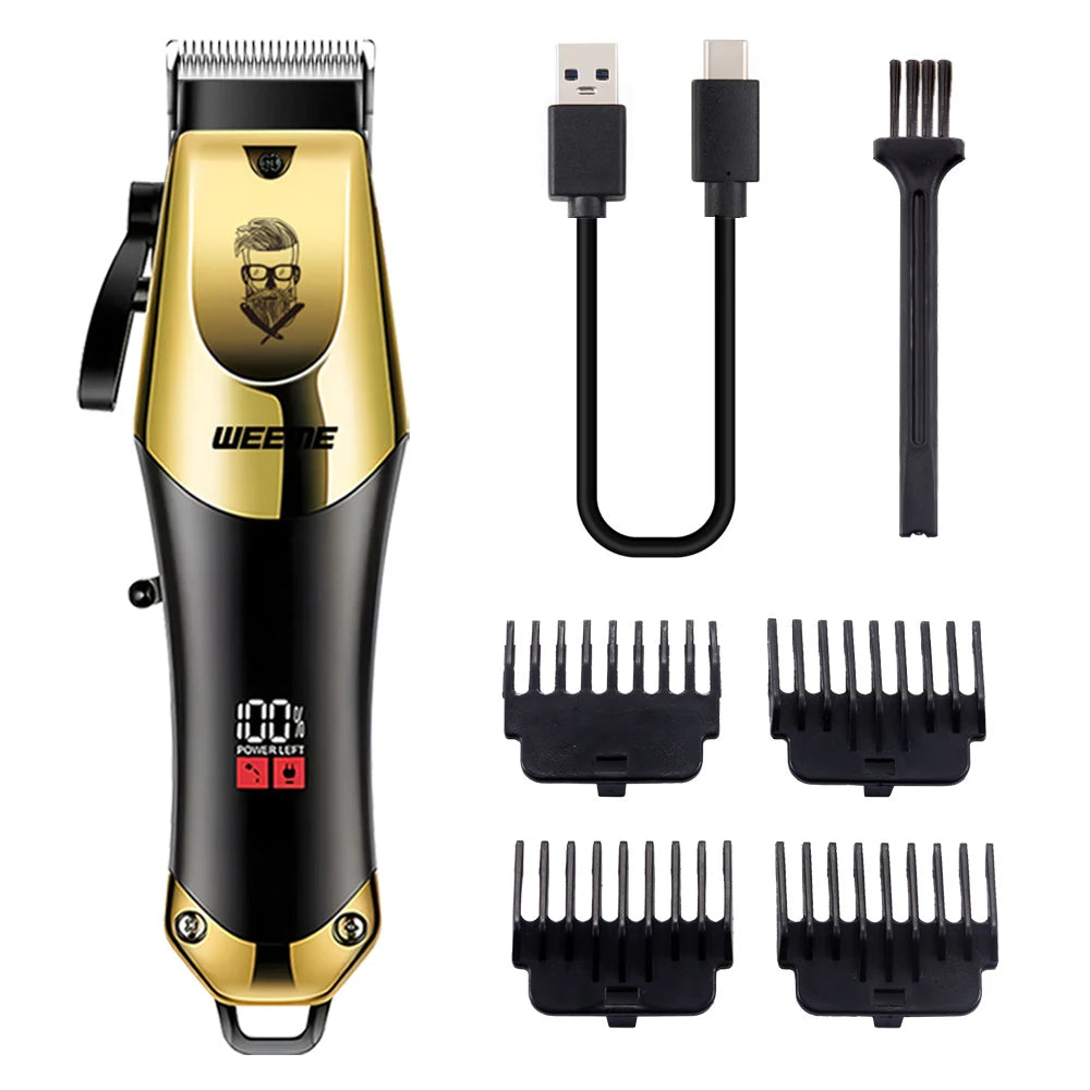 Vintage Rechargeable Hair Trimmer for Men's Hair and Beard Grooming, T9 Listing Reference with Twelve Coded Model Choices for Everyday Personal Care