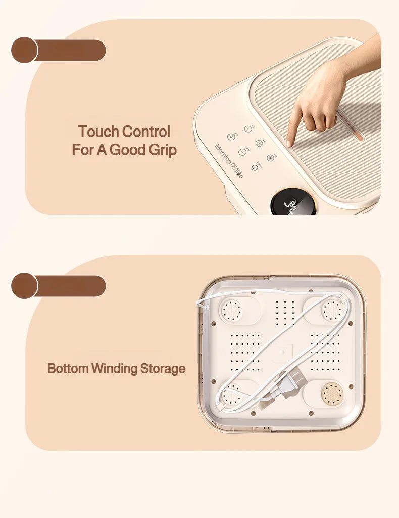 Electric Foot Spa Tub, 220V Foldable Foot Bath with Listed Heating and Massage Functions, Basic Model or Digital Display Options for Home Soaking