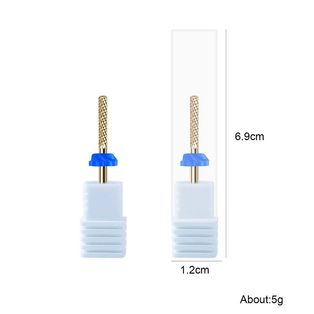Tapered Nail Drill Bit for Professional Acrylic and Gel Filing, Single 05M or 04F Selection with Listed 3/32-Inch Shank for Compatible Electric Nail Files