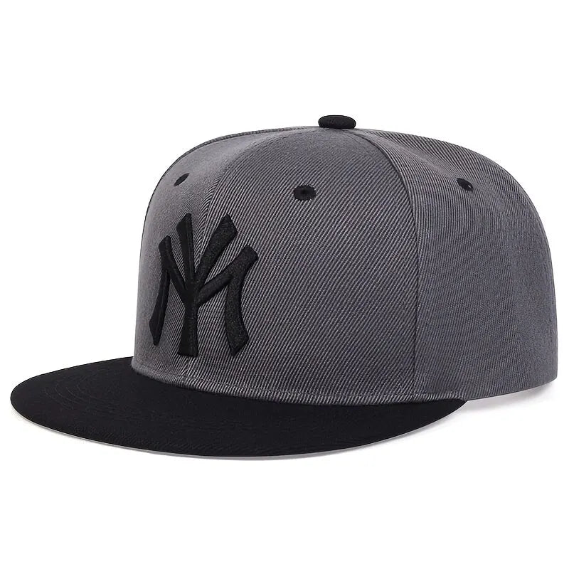 Letter Embroidered Baseball Cap in Polyester, Unisex Adjustable Casual Hat in Four Color Options for Streetwear, Weekend Outings and Everyday Outdoor Style