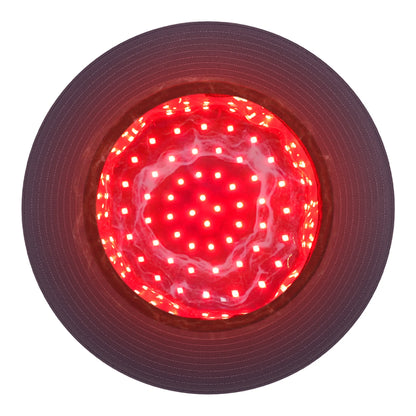 LED Scalp Care Bucket Hat Hello Face T100 with 336 Red and Near-Infrared LEDs, Three Light Modes and Separate With-Controller or Hat-Only Set Options