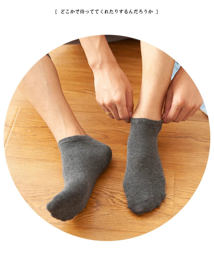 Solid Color Unisex Ankle Socks Multipack with Lightweight Low-Cut Style, Black, White and Grey Selections for Men's and Women's Everyday Casual Outfits