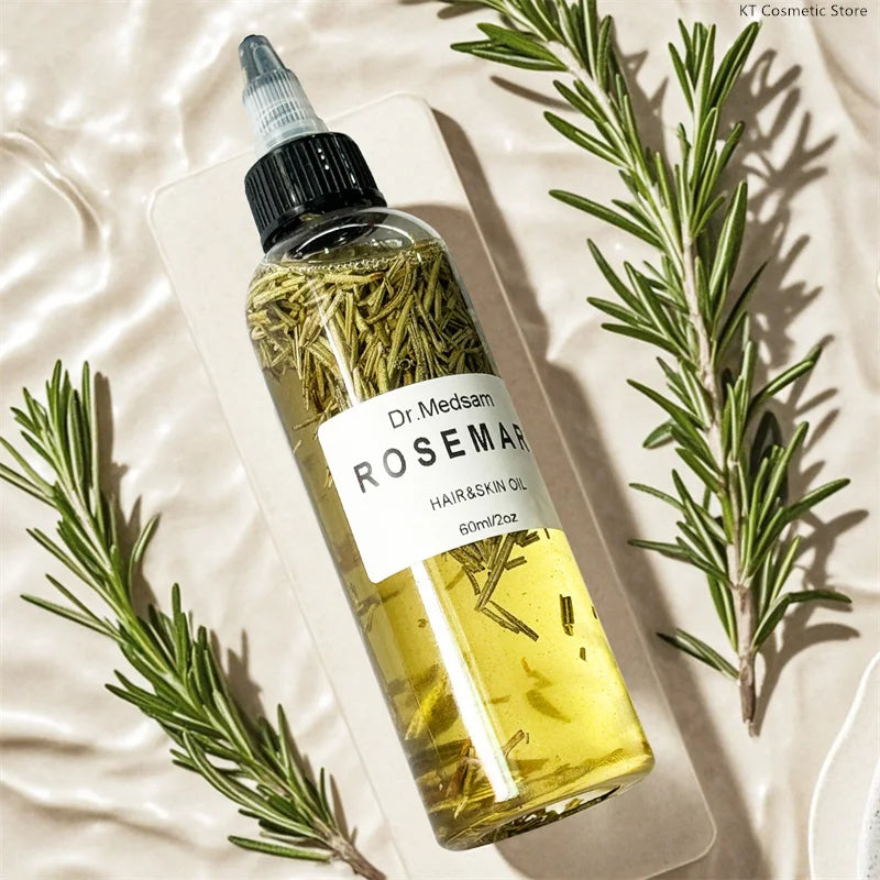 Rosemary Extract Hair Serum, 100ml Cosmetic Scalp and Hair Care with Listed Biotin, Vitamin B5, Coconut and Grape Seed Oils for Men and Women