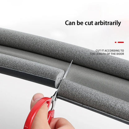 Flexible Door Bottom Sealing Strip in Grey, Black or White, Weatherstrip Guard for Compatible Door Gaps and Everyday Household Draft and Dust Management
