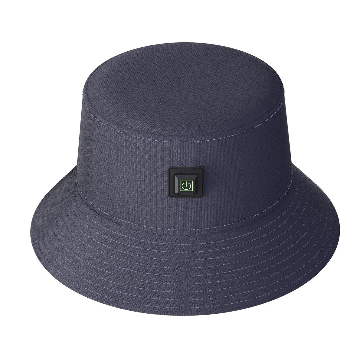 LED Scalp Care Bucket Hat Hello Face T100 with 336 Red and Near-Infrared LEDs, Three Light Modes and Separate With-Controller or Hat-Only Set Options