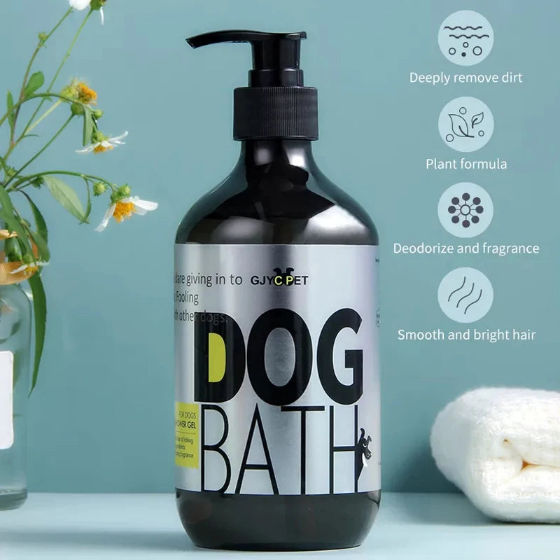 Pet Shampoo for Bath-Time Grooming, Dog 500ml and Cat 500ml Options Plus a 100ml Pet Shampoo Choice for At-Home Coat Cleaning Routines