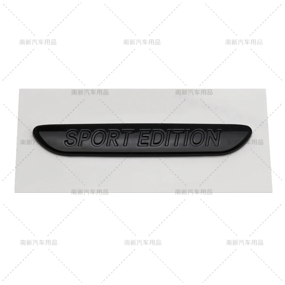Zinc Alloy Car Badge Emblem with 3D Adhesive Styling for Body, Fender and Trunk, A-R Design Codes with Prime, Night, Grand, Exclusive and Sport Edition References
