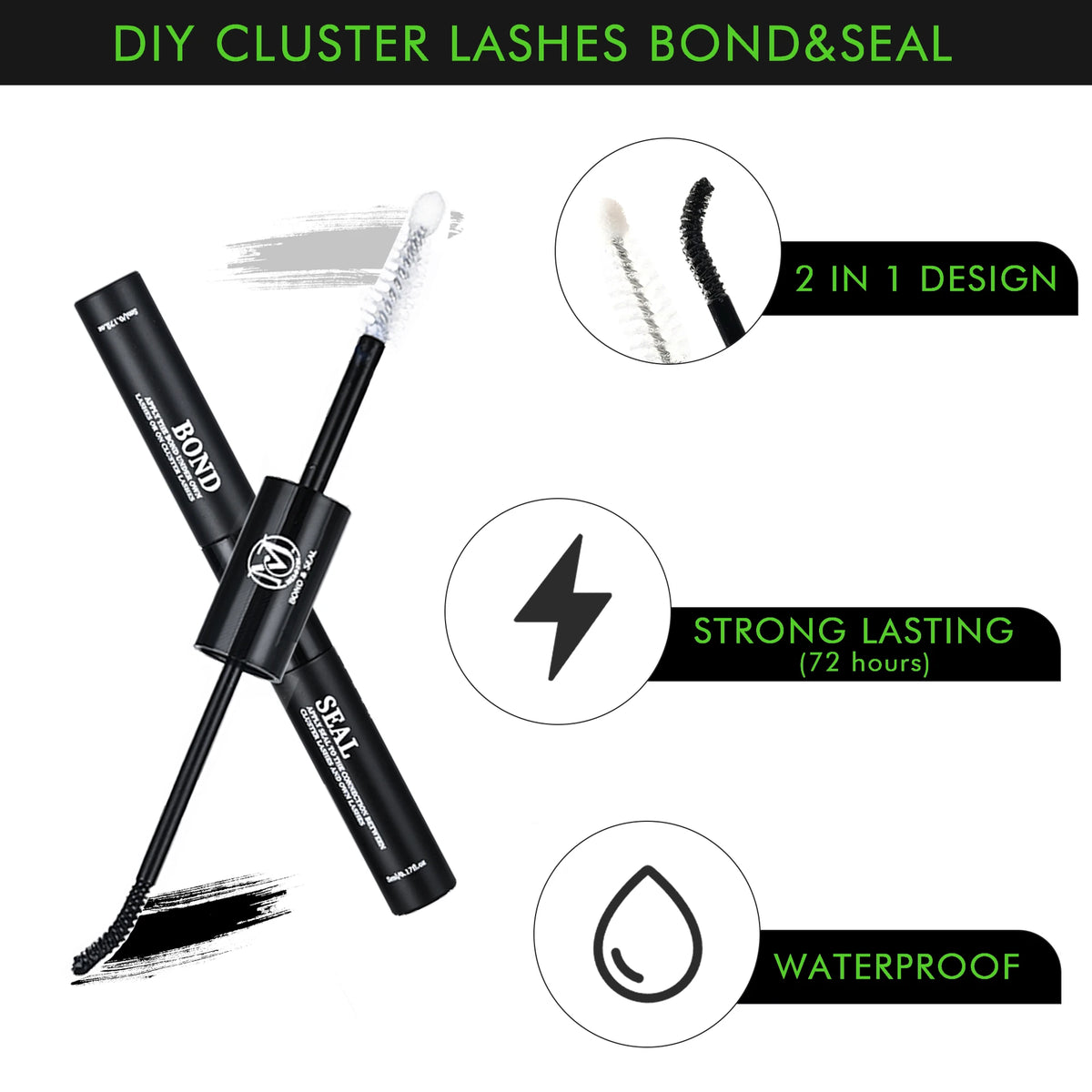 Individual Lash Clusters, 320PCS Wispy Fluffy False Eyelashes in 30D and 40D Styles with DIY Kit Options for At-Home Makeup Looks