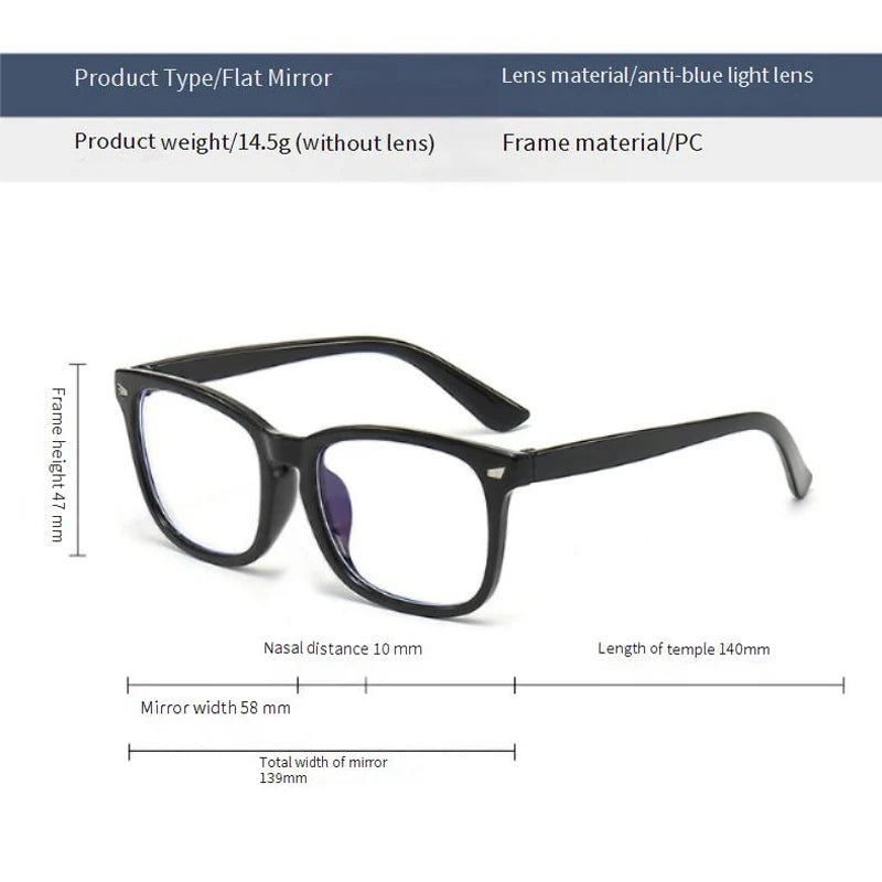 1/3PCS Minimalist Square Transparent Lens Glasses - Blue Light Barrier Suitable For Daily And Casual Wear 15969