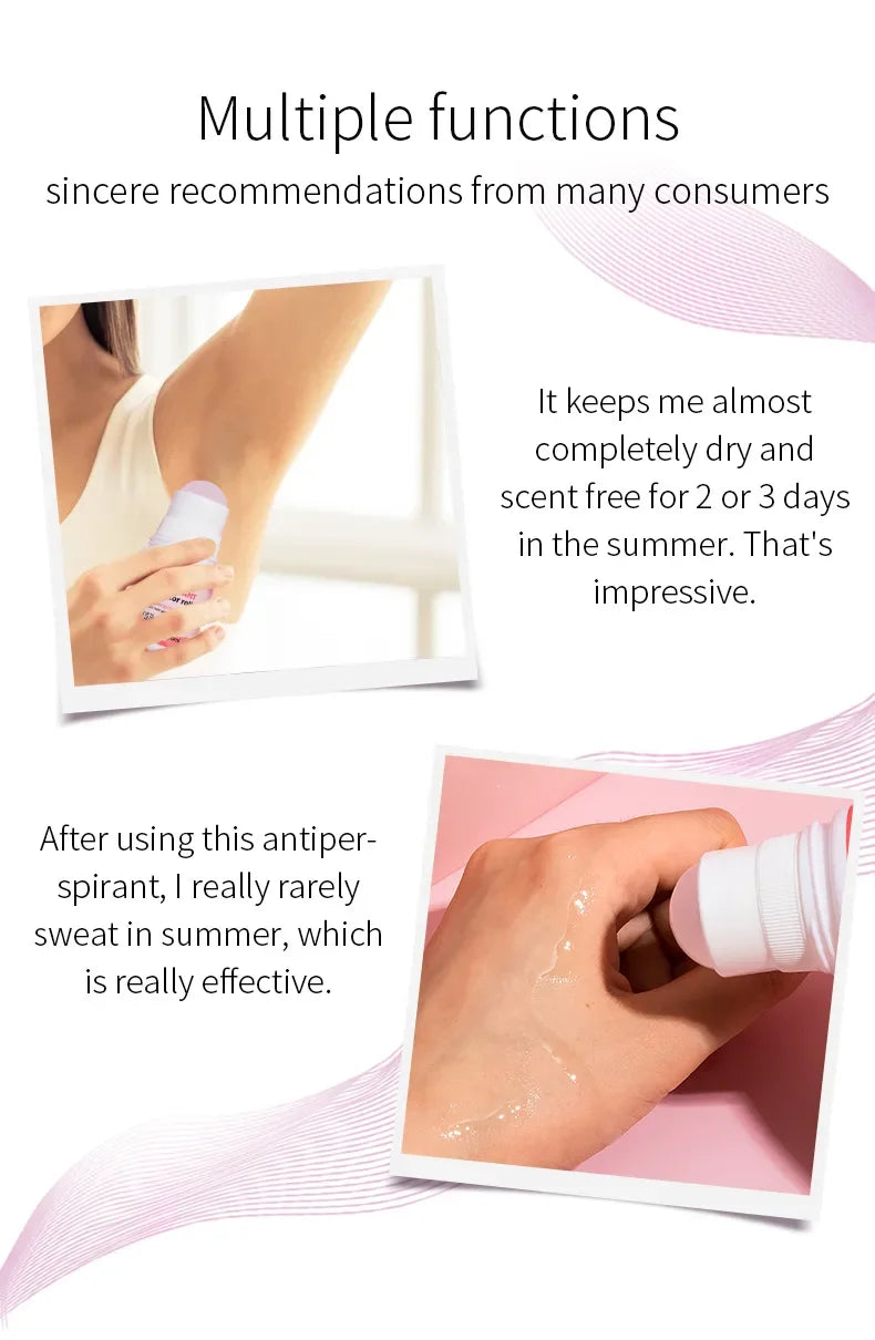 Roll-On Underarm Deodorant for Men and Women, Two Single-Piece Option Labels for Daily Personal Hygiene and Your Everyday Underarm Care Routine