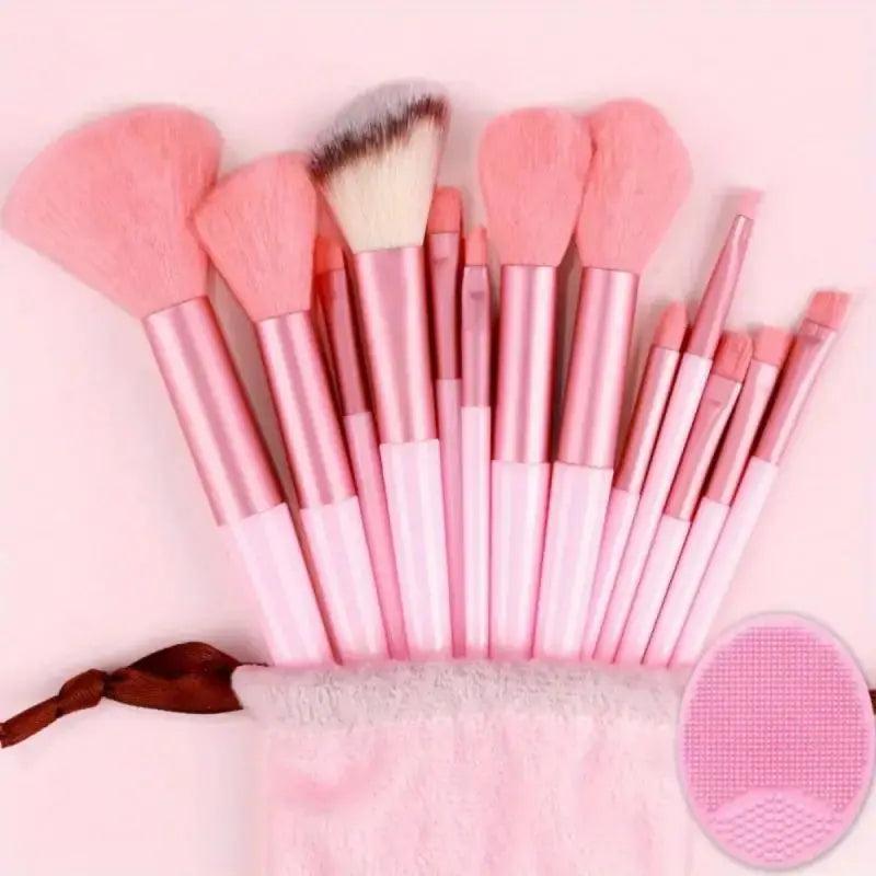 Cosmetic Makeup Brush Set with Twenty-Nine Color and Kit Labels, Foundation, Powder and Eyeshadow Blending References for Everyday Beauty and Gift Selection