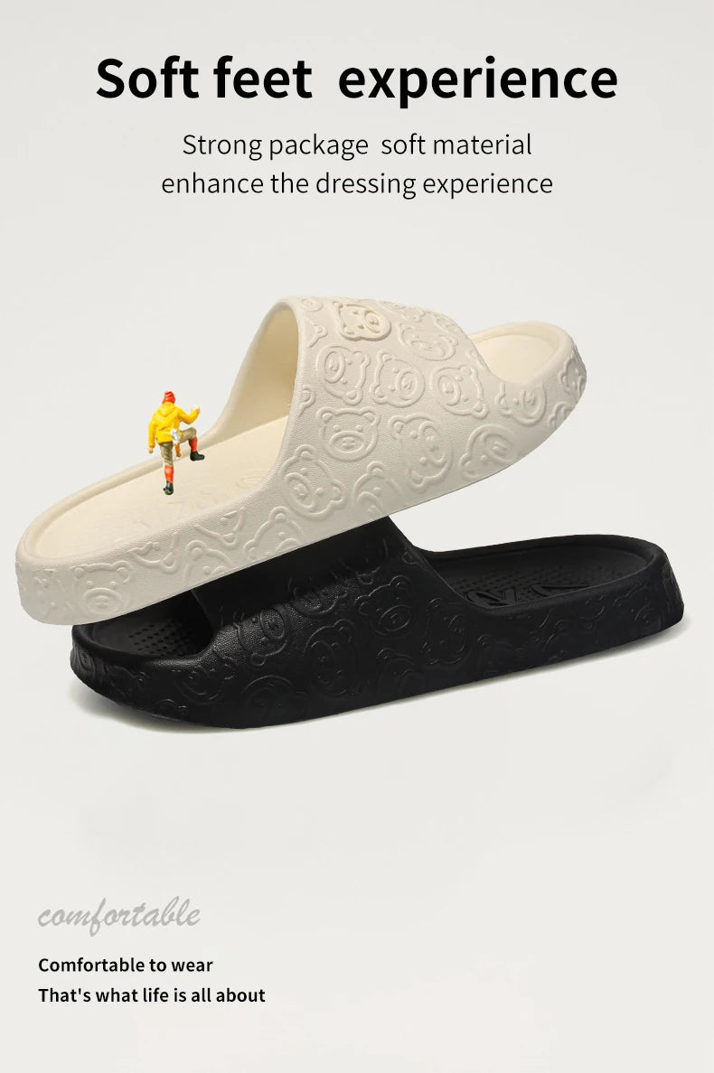 Women's EVA Slippers in Six Colors for Indoor Home and Casual Outdoor Summer Wear, House Sandals with Paired Size Options from 36-37 to 44-45