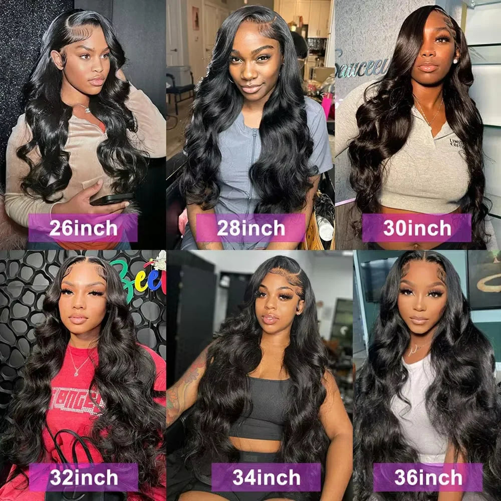 Body Wave Human Hair Bundles in Natural Color, Remy Weave Extensions with 10–40 Inch Stretched Lengths and Mixed-Length Options for Personalized Salon Styling