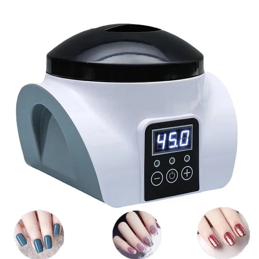 Five-Finger Gel Nail Removal Machine with Heated Steam Reference, Top-Cover Design and US, UK, AU or EU Plug Options for Adult Manicure Routines
