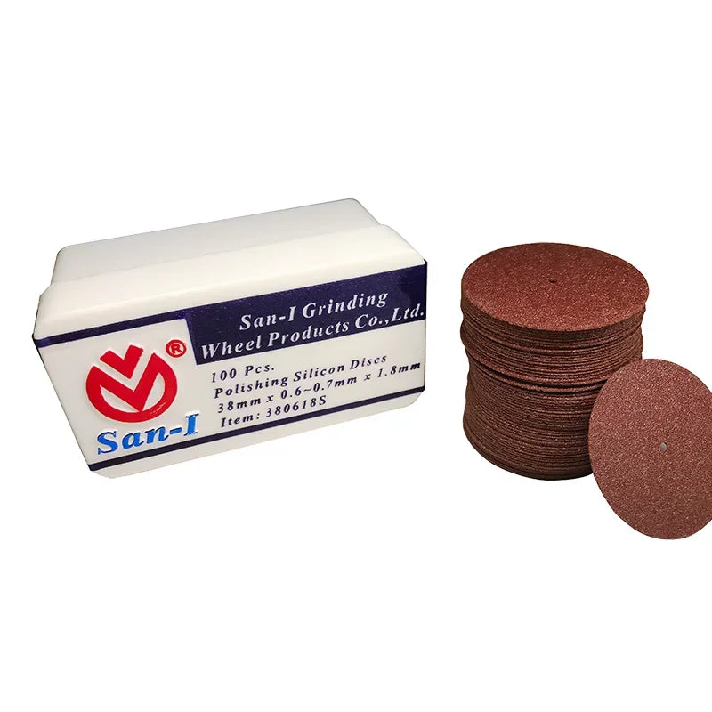 Dental Lab Polishing Discs, Resin Grinding and Separation Wheels in 22mm or 38mm Options, Boxed 40, 50 or 100-Piece Selections for Laboratory Work