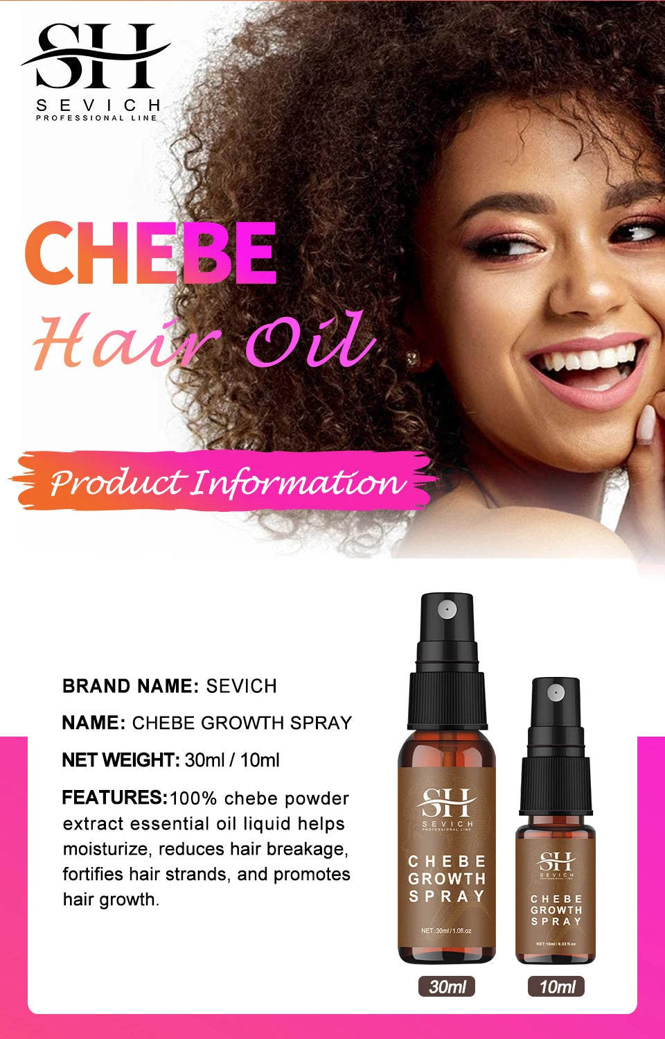 Chebe Shampoo and Conditioner Options with Hair Oil, Spray and Leave-In Mask Selections, Individual Products and Sets for At-Home Hair Care