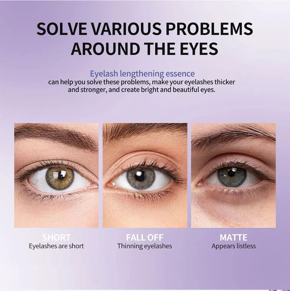 Eyelash Serum and Eyebrow Serum in Listed 8ml Size, Single Lash and Brow Cosmetic Product for Personal Beauty Routines and Everyday Makeup Collections