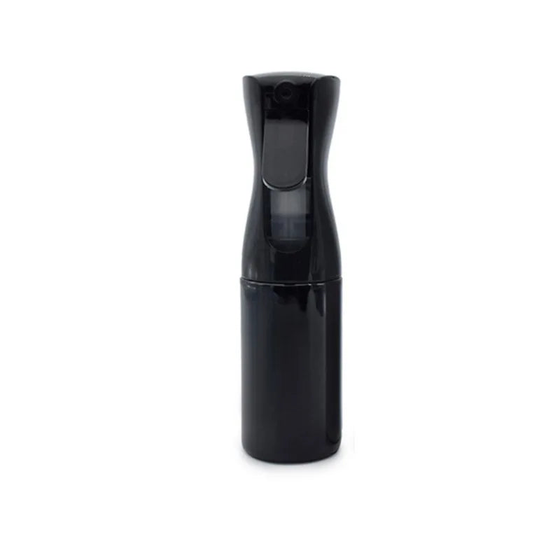 Hairdressing Spray Bottle 200ml, Refillable PET Continuous Fine Mist Water Sprayer in Black or White for Barber, Salon and At-Home Hair Styling