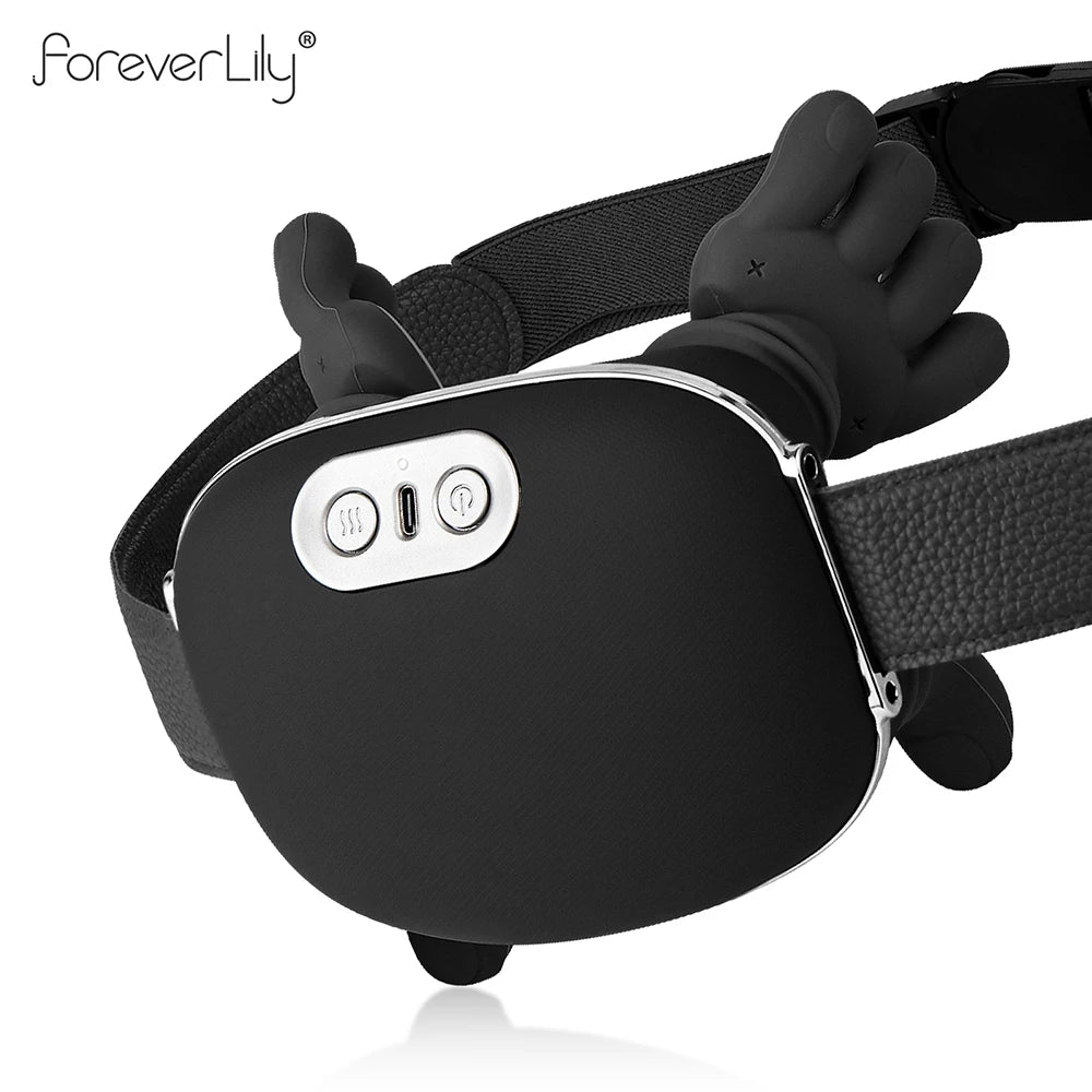 4D Bionic Finger Neck and Shoulder Massager with 3 Intensity Levels, Wireless Kneading Shawl, 2000mAh Battery and 10-Minute Timer for Adult Relaxation