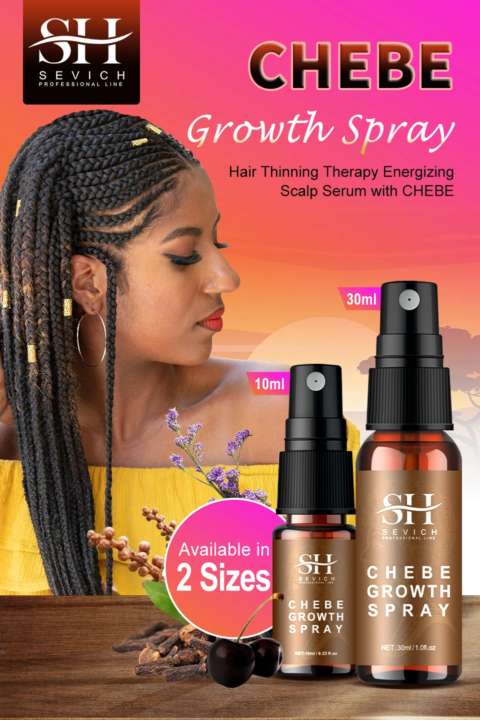 Chebe Shampoo and Conditioner Options with Hair Oil, Spray and Leave-In Mask Selections, Individual Products and Sets for At-Home Hair Care