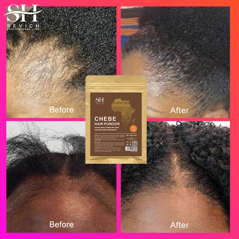 Chebe Hair Powder with One, Two or Three-Piece Pack Options for Label-Guided Cosmetic Hair Care Selection and Personal Routine Planning