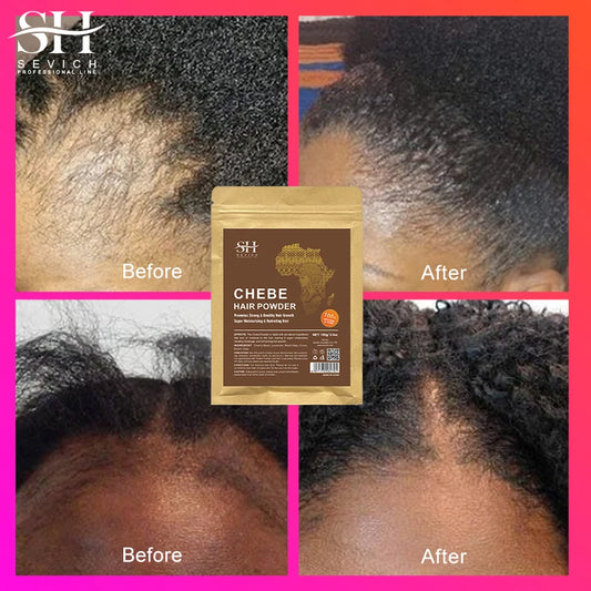 Chebe Hair Powder with One, Two or Three-Piece Pack Options for Label-Guided Cosmetic Hair Care Selection and Personal Routine Planning