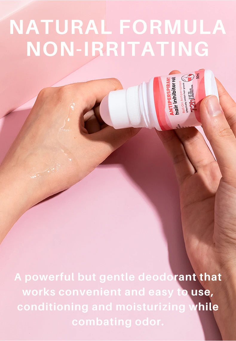 Roll-On Underarm Deodorant for Men and Women, Two Single-Piece Option Labels for Daily Personal Hygiene and Your Everyday Underarm Care Routine