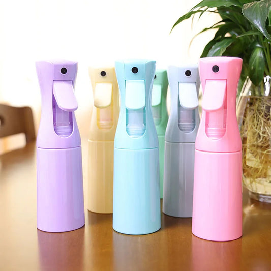 Fine Mist Hair Spray Bottle with Refillable Continuous Spray Design, 200ml, 300ml and 500ml Options for Salon Styling, Daily Hair Dampening and Garden Use
