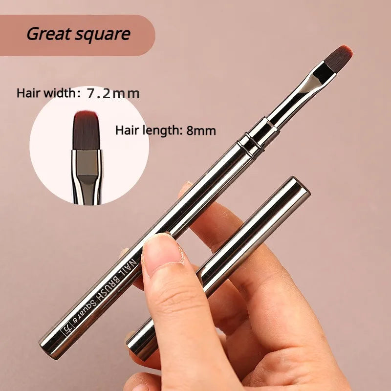 Nail Art Striping Brushes for Fine Lines and Detail Painting, 6–25mm Listed Liner Sizes with Individual and Set Options for DIY Manicure Designs
