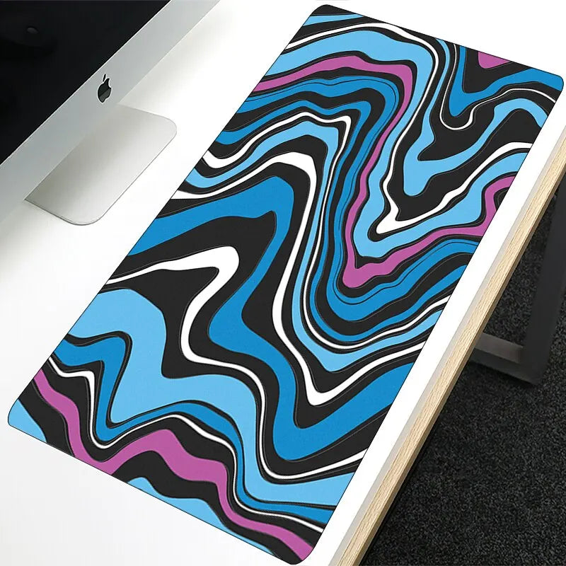 Strata Liquid Mouse Pad by Mairuige, Rubber Desk Mat in Five Sizes up to 900 x 400 mm for Gaming Stations, Computer Desks and Home Offices