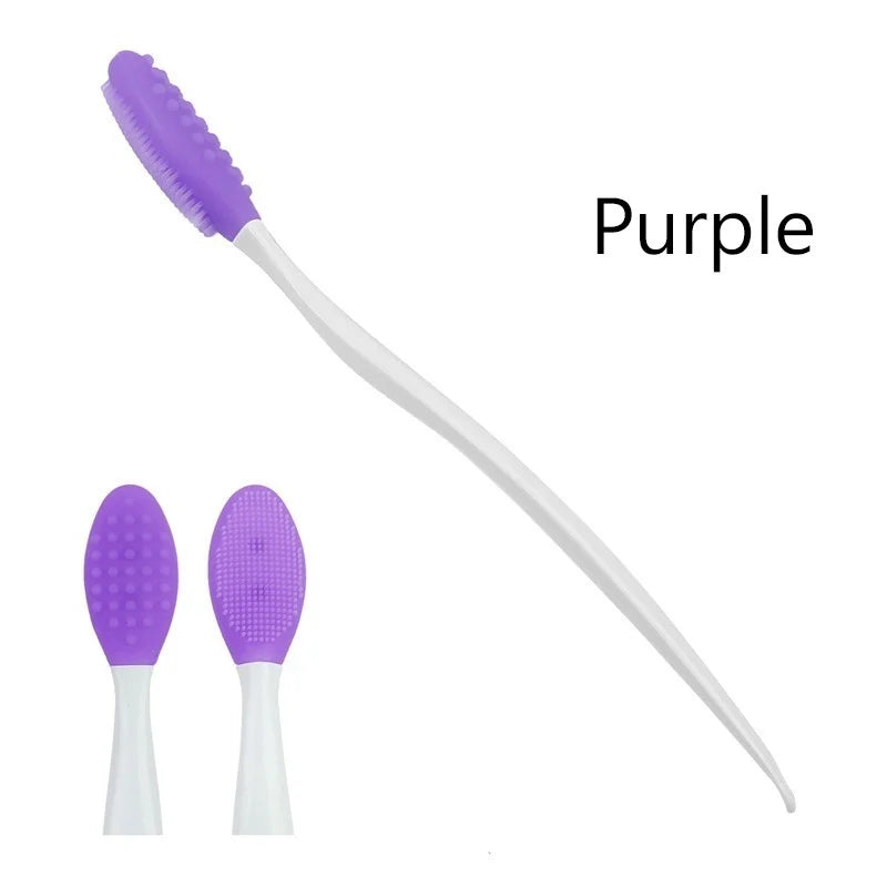 Silicone Face Cleansing Brush for Face and Nose Washing, Skincare Exfoliating Tool with Replacement Head Wording, Single and Four-Piece Color Options