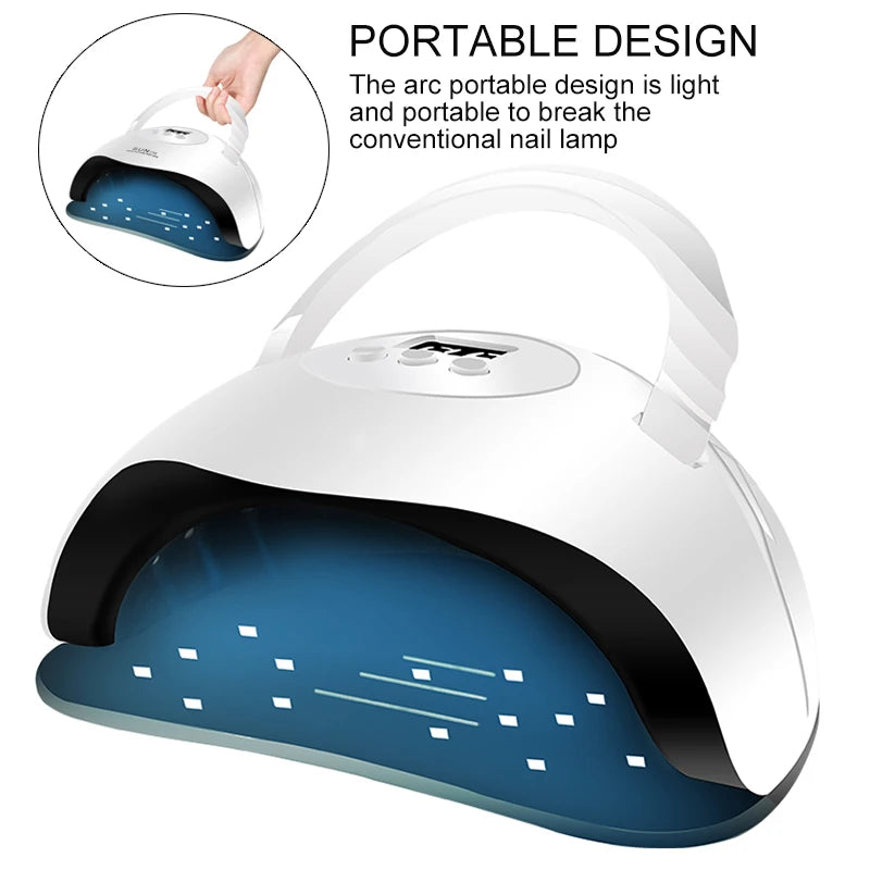 UV LED Gel Manicure Kit by LNWPYH with 27 Nail Polish Colors, 4 Poly Extension Gel Colors, Sensor Lamp, Base Coat and Glossy or Matte Finishes