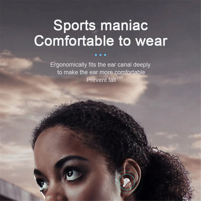 A6S Wireless Bluetooth Earphones, Bluetooth 5.0 Stereo Audio with Touch Control and Five Color Options for Compatible Phone Music and Everyday Calls