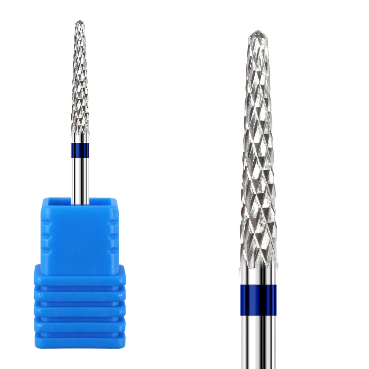 Tapered Nail Drill Bit for Professional Acrylic and Gel Filing, Single 05M or 04F Selection with Listed 3/32-Inch Shank for Compatible Electric Nail Files