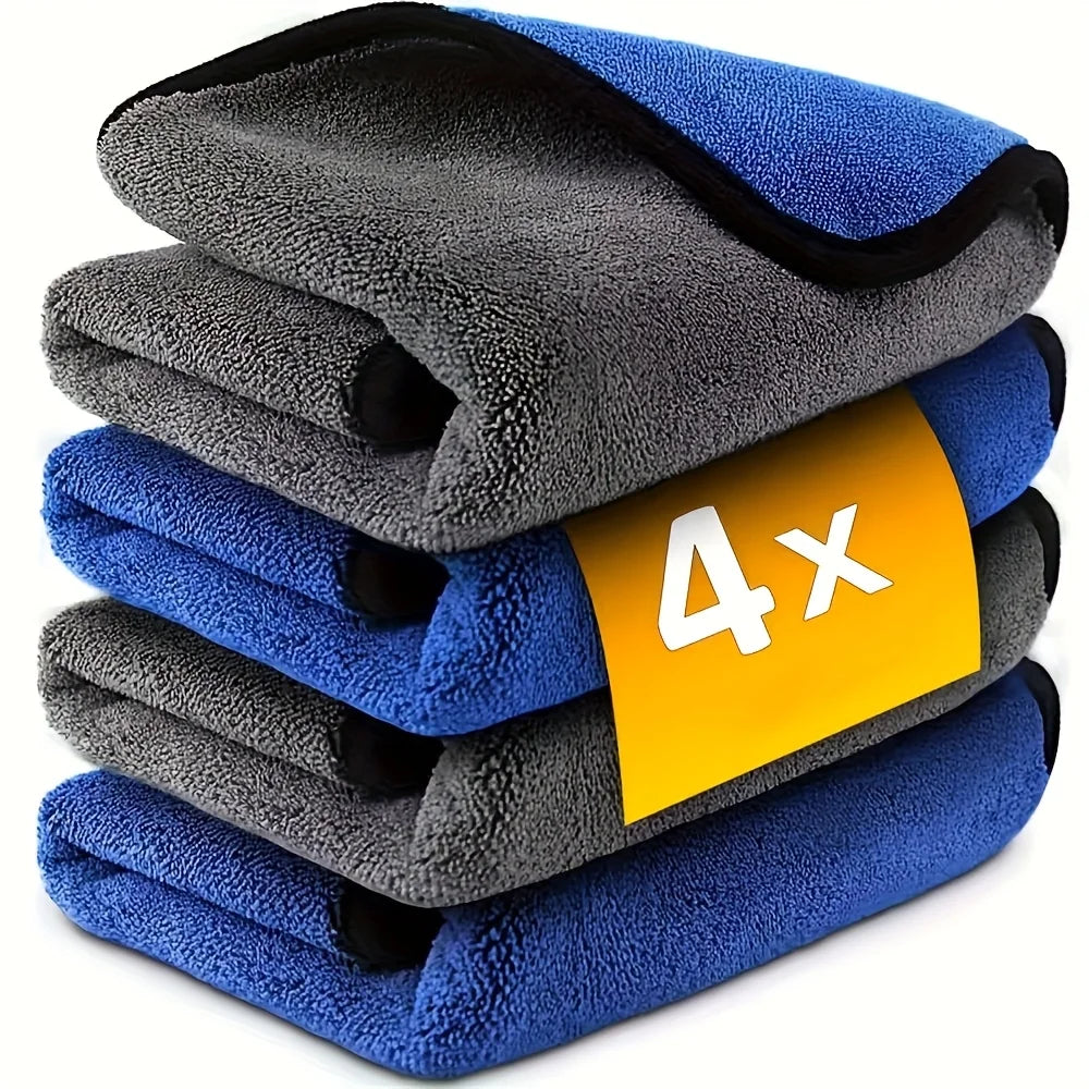 Auto Detailing Microfiber Towels, Car Washing and Drying Cloths in 1, 3, 5, 6 or 10-Piece Options for Routine Vehicle Care and Father's Day Gift Ideas