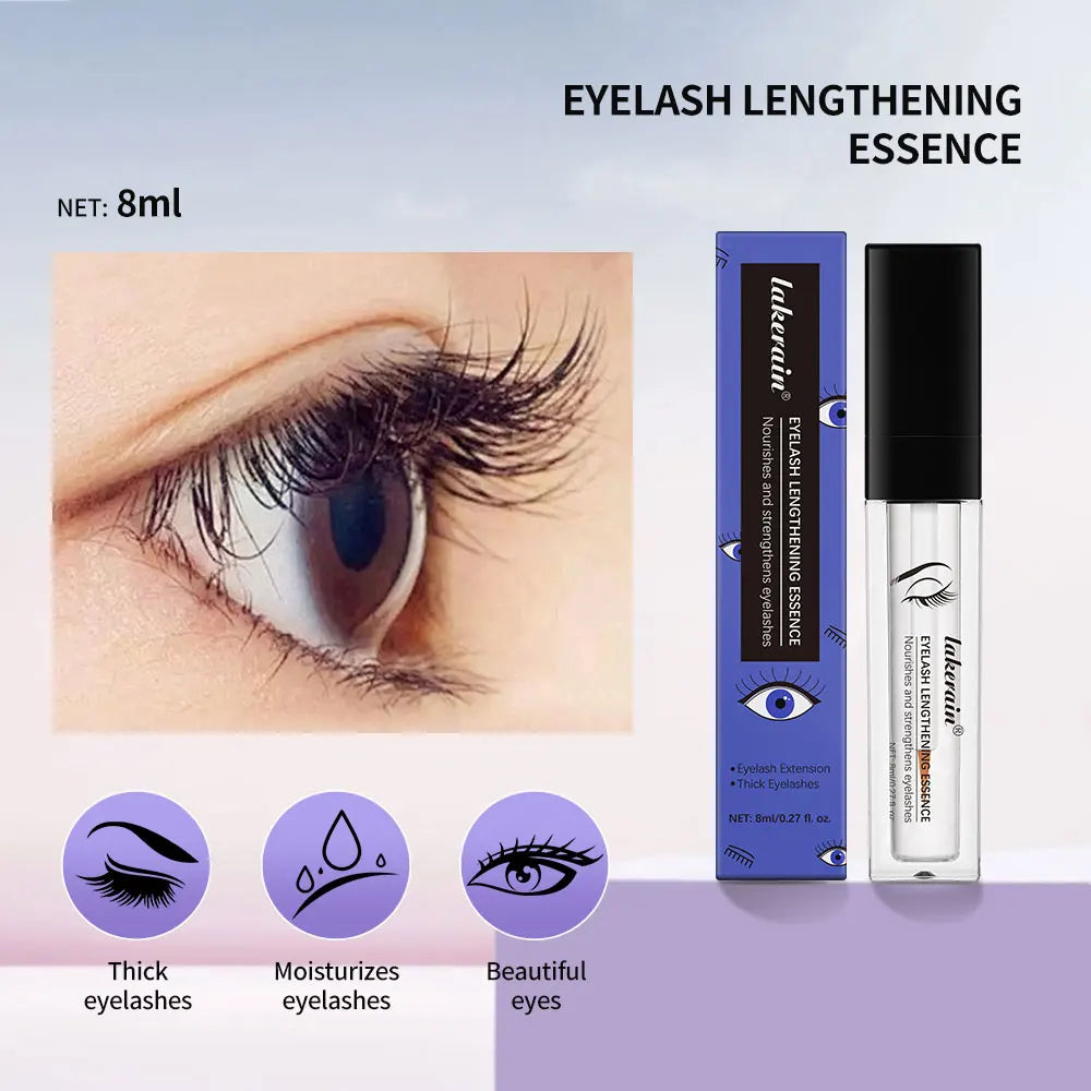 Eyelash Serum and Eyebrow Serum in Listed 8ml Size, Single Lash and Brow Cosmetic Product for Personal Beauty Routines and Everyday Makeup Collections
