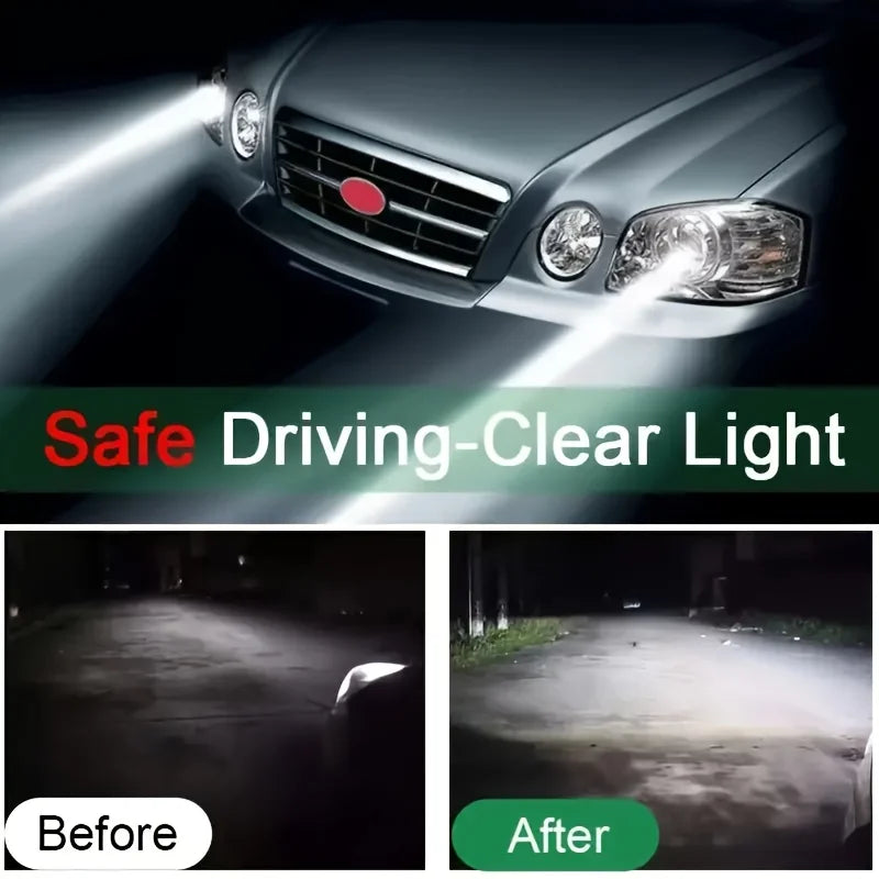 Headlight Restorer Fluid in Listed 100ml Size for Compatible Car Lens Surface Care, Exterior Vehicle Detailing and DIY Appearance Maintenance