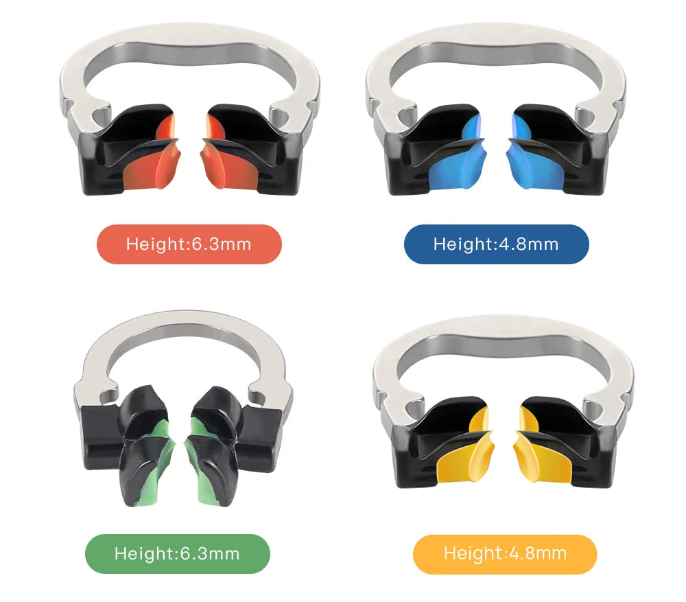 Dental Sectional Matrix Ring Options by AZDENT, Nickel-Titanium Clamping Rings with Silicone Contact Areas, Single and Combination Kit Selections