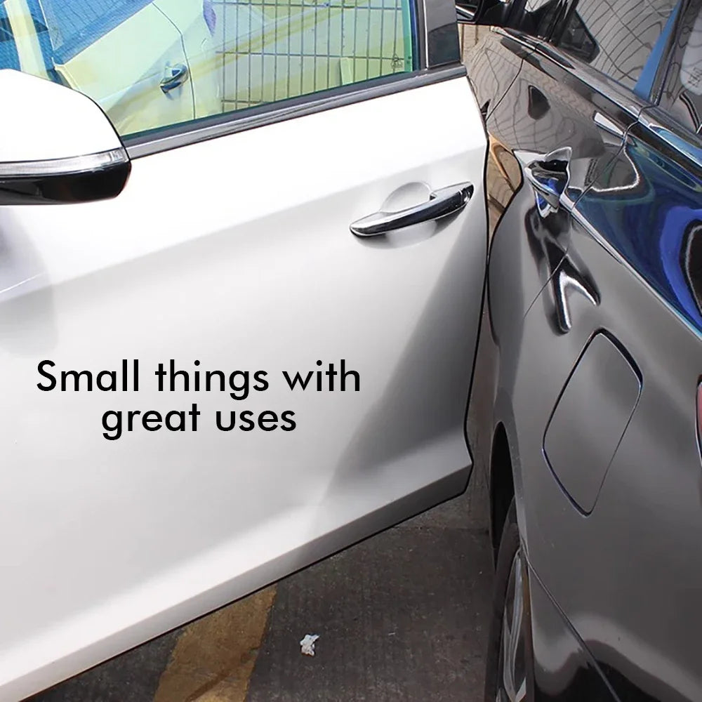 Transparent Car Door Edge Strip with Listed 5-Meter Length and PVC Material, Adhesive Vehicle Trim for Compatible Door Edges and Exterior Styling