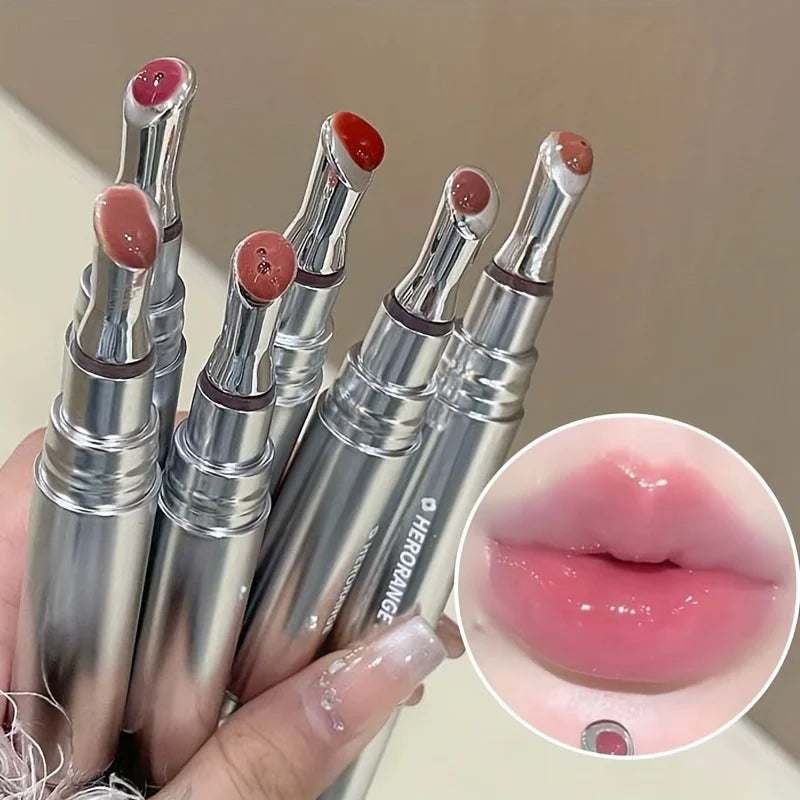 Herorange Lip Gloss, Listed 3.8g Lip Makeup with Six Numbered Shade Options for Everyday Beauty Routines, Evening Looks and Birthday or Valentine Gifts