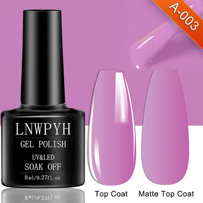 Gel Nail Polish Kit by LNWPYH with Listed 10 Polish Colors, 4 Extension Gel Colors, Base and Top Coats, UV LED Lamp and Electric Drill for Adult Nail Art
