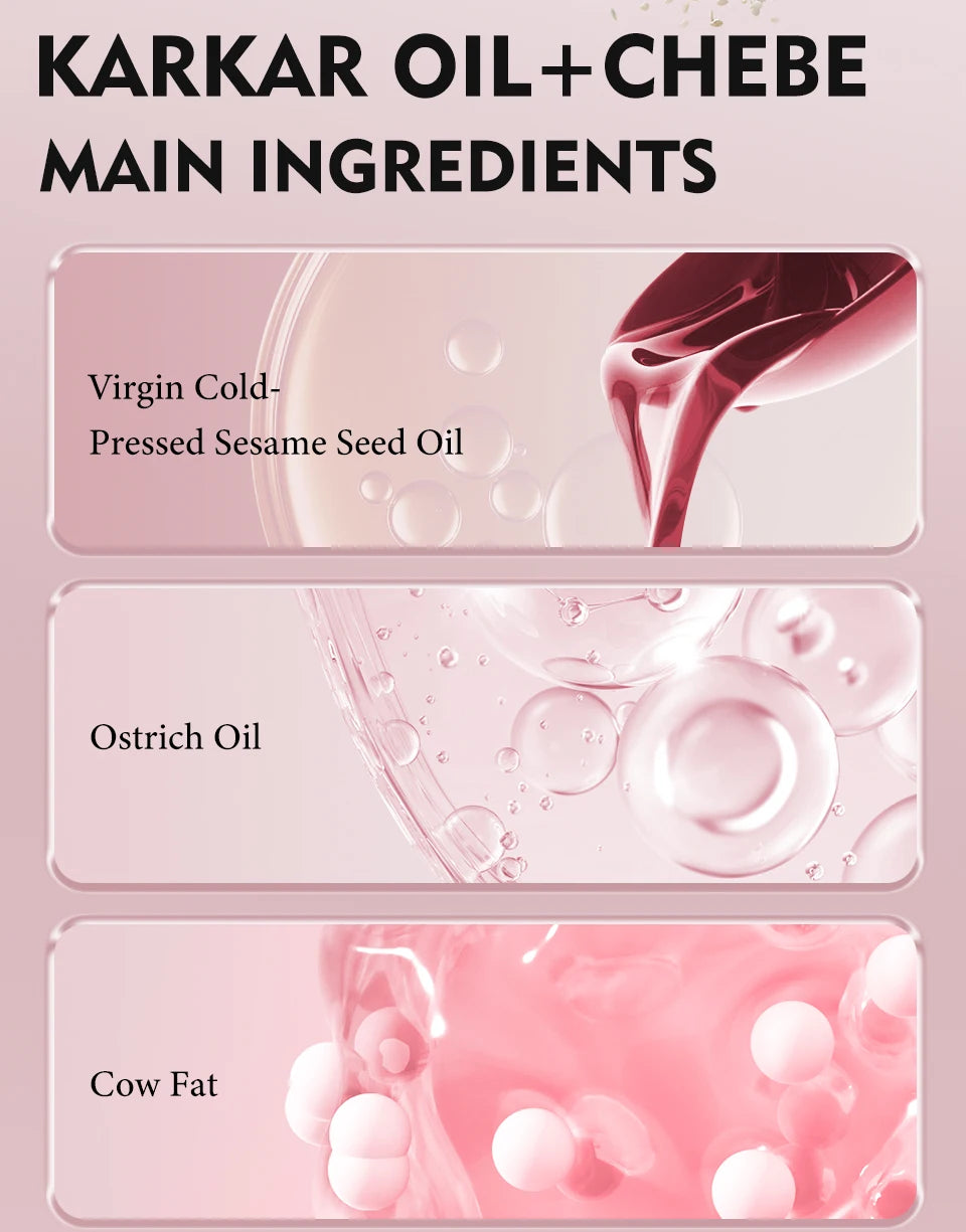 Hair Care Oil and Cream Options with Karkar, Chebe, Batana and Rosemary References, Single 40ml Oil, Single 60g Cream or Set and gift for Cosmetic Grooming