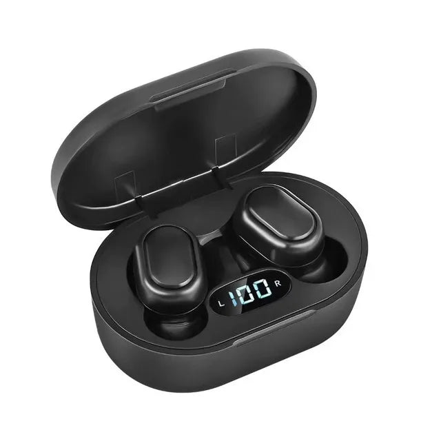 E7S TWS Wireless Earbuds, Bluetooth Earphones with Microphone in White, Blue, Green, Black, Yellow or Pink for Compatible Device Music and Hands-Free Calls