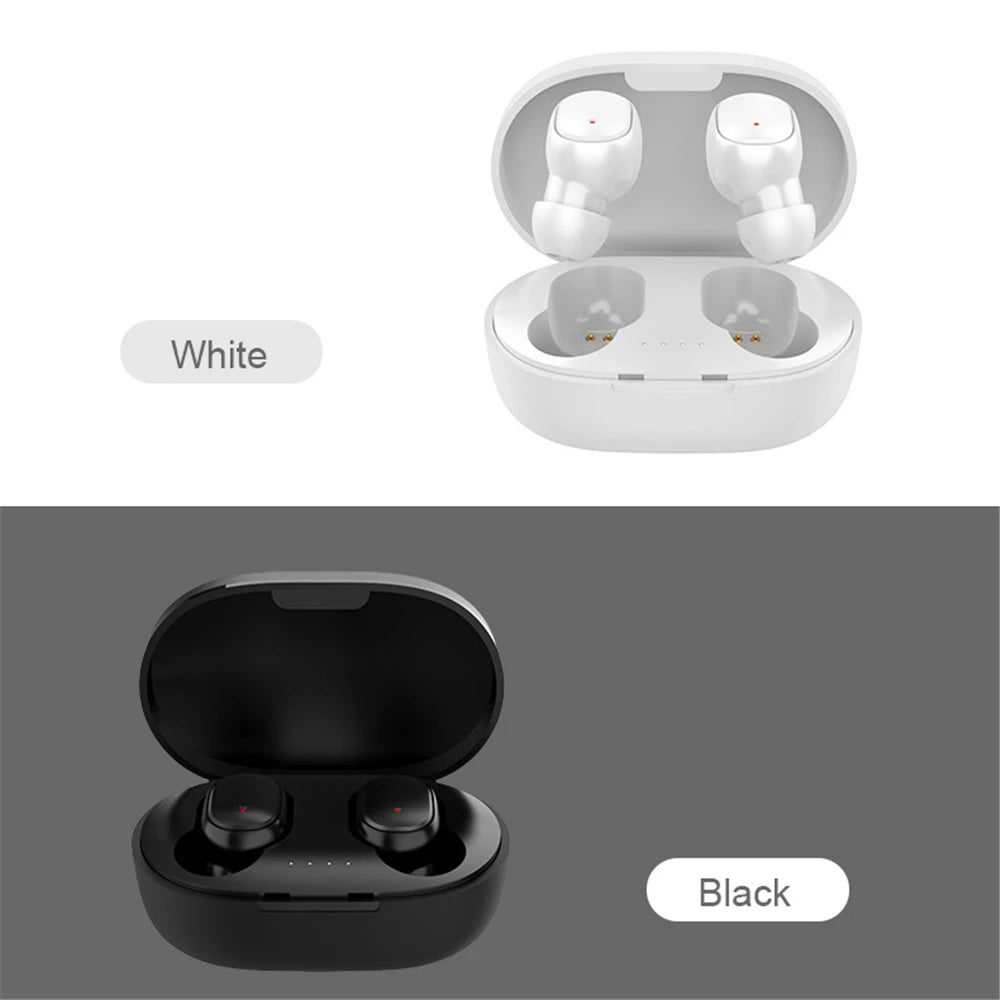 A6S Wireless Bluetooth Earphones, Bluetooth 5.0 Stereo Audio with Touch Control and Five Color Options for Compatible Phone Music and Everyday Calls