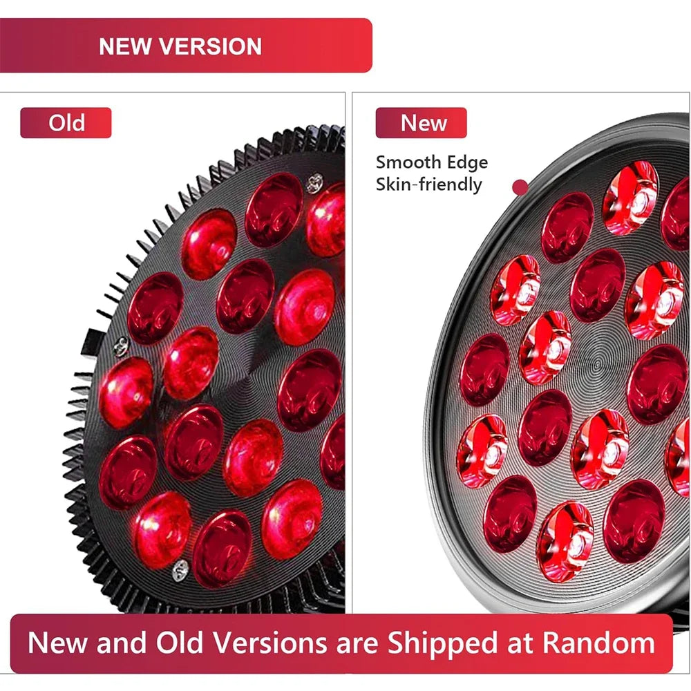 Red Light LED Lamp with A and B Bulb-Only or Black and White Set Options, Listed 660nm and 850nm Wavelengths and Dual-Chip Design for Adult Personal Care Selection
