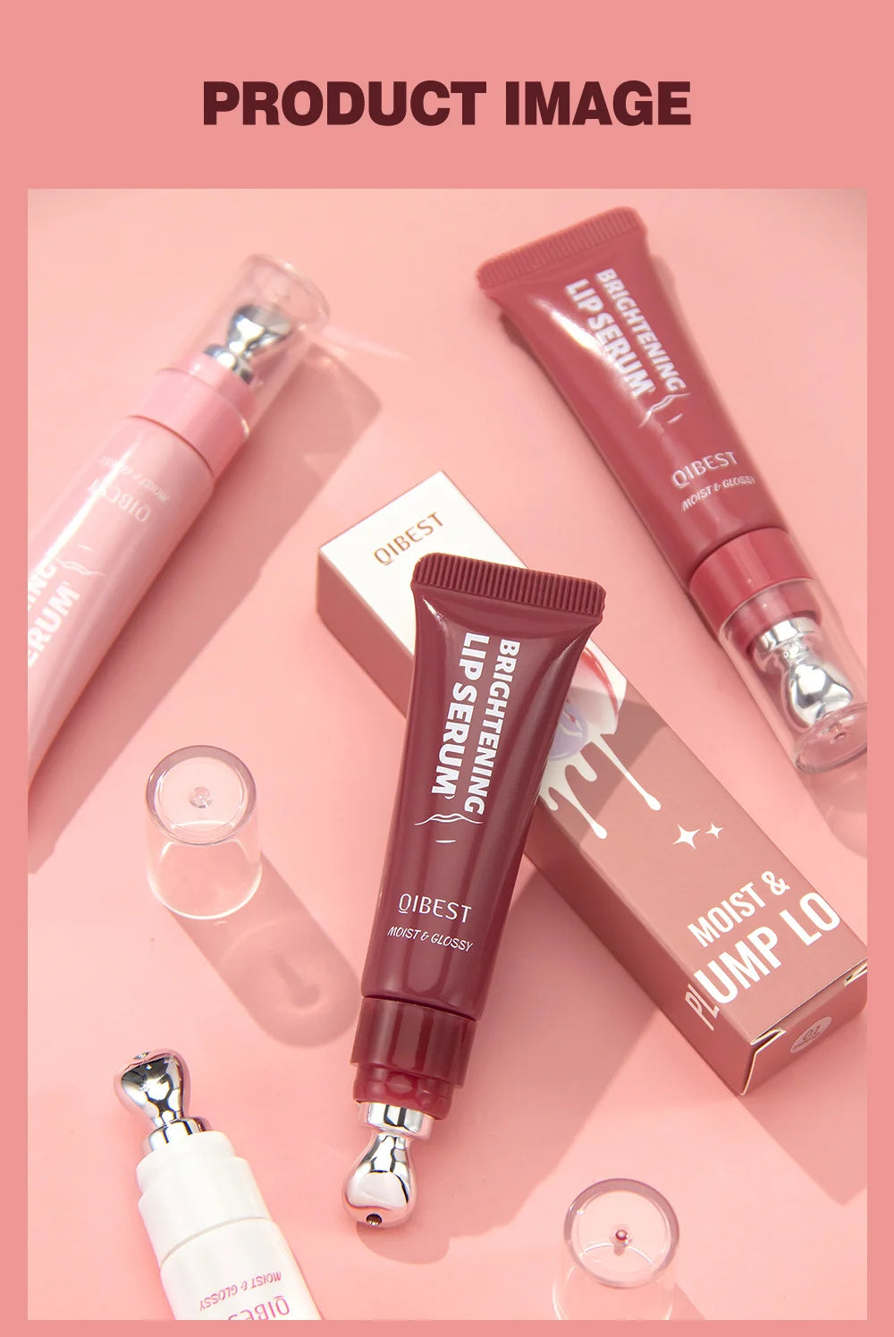 Hydrating Lip Gloss for Women, Moisturizing Lip Glaze with Four Numbered Color Options for Everyday Makeup and Special-Occasion Beauty Looks